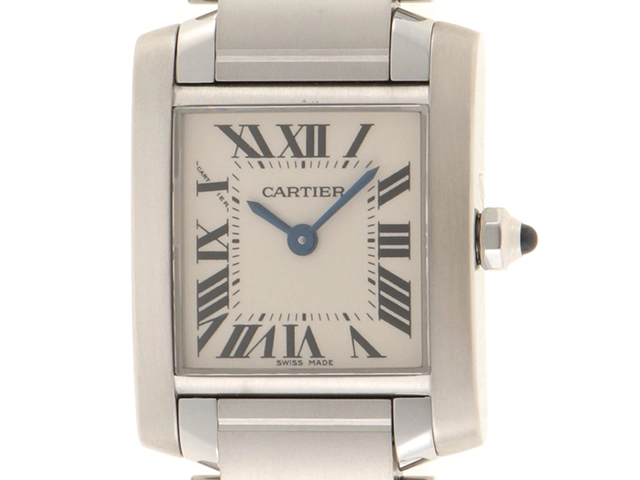 Cartier カルティエ タンクフランセーズ SM W51008Q3 ホワイトローマ SS ステンレススチール クォーツ 【460】 2148103652585 の購入なら「質」の大黒屋（公式）