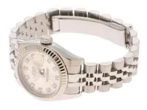 G番2011年並行品 ROLEX ロレックス 腕時計 デイトジャスト179174G ホワイトゴールド/ステンレス シルバー10PD文字盤 自動巻き【472】YY
