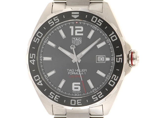 TAG HEUER タグホイヤー フォーミュラ1 デイト WAZ2011.BA0842 SS ステンレススチール オートマチック  キャリバー5【460】2148103652820 の購入なら「質」の大黒屋（公式）