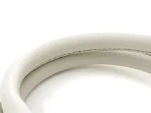 BURBERRY　バーバリー　チェックエ　ハンドバッグ　ベージュ　ホワイト　ナイロン　レザー　【431】2148103653063