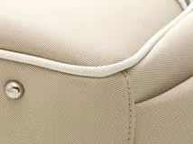 BURBERRY　バーバリー　チェックエ　ハンドバッグ　ベージュ　ホワイト　ナイロン　レザー　【431】2148103653063