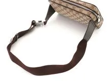 GUCCI　グッチ　GGウエストバッグ　ベージュ/ダークブラウン　キャンバス/スカーフ　449174　2148103653230【432】