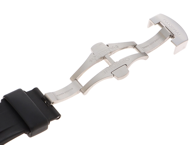 PANERAI パネライ 腕時計 ルミノール パワーリザーブ PAM00090 ブラック文字盤 ステンレス／ラバーベルト 自動巻 2007年並行品【472】SJ