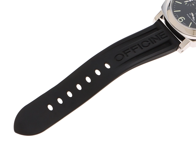 PANERAI パネライ 腕時計 ルミノール パワーリザーブ PAM00090 ブラック文字盤 ステンレス／ラバーベルト 自動巻 2007年並行品【472】SJ