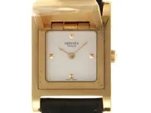 HERMES　エルメス　時計　メドール　ME1.201　GP/カワ　クォーツ式　2148103653537　【437】