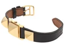 HERMES　エルメス　時計　メドール　ME1.201　GP/カワ　クォーツ式　2148103653537　【437】
