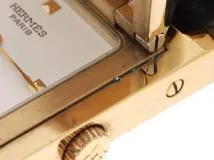 HERMES　エルメス　時計　メドール　ME1.201　GP/カワ　クォーツ式　2148103653537　【437】