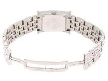 HERMES　エルメス　Hウォッチ　SS　ブラック　クオーツ時計　レディース　HH1.210　【436】　2148103653759