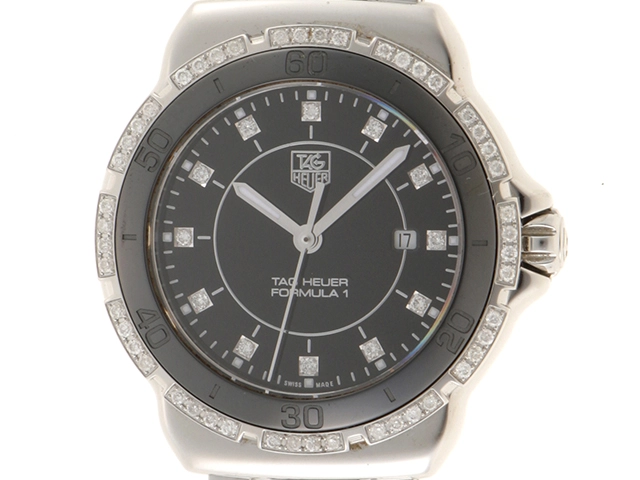 TAG HEUER タグホイヤー フォーミュラ1 ダイヤベゼル 12PD スティール＆セラミック WAH1312.BA0867 【436】  2148103653797 の購入なら「質」の大黒屋（公式）