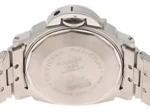 PANERAI パネライ 腕時計 2006年並行品 ルミノール マリーナ PAM00051 ステンレス ホワイト文字盤 自動巻き【472】SJ