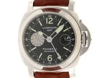 PANERAI　パネライ　ルミノール GMT　PAM00088　ステンレススチール　ブラック文字盤　オートマチック　メンズ　腕時計（2148103654671）【200】C