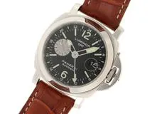 PANERAI　パネライ　ルミノール GMT　PAM00088　ステンレススチール　ブラック文字盤　オートマチック　メンズ　腕時計（2148103654671）【200】C