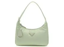 PRADA　プラダ　Re-Edition　2000　ミニバッグ　アクア　グリーン　ナイロン／サフィアーノ　【471】L