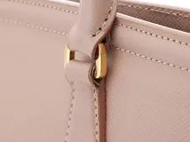 PRADA　プラダ　2wayバッグ ピンクベージュ　サフィアーノ【431】2148103655777