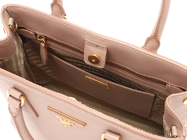 PRADA プラダ 2wayバッグ ピンクベージュ サフィアーノ【431