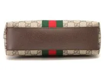 GUCCI グッチ オフィディア GG ショルダーバッグ ベージュ ブラウン GGスプリーム キャンバス レザー 499621【473】