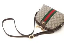 GUCCI グッチ オフィディア GG ショルダーバッグ ベージュ ブラウン GGスプリーム キャンバス レザー 499621【473】
