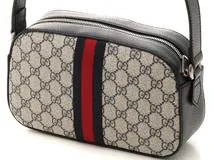 GUCCI　グッチ　オフィディア　クロスボディバッグ　ネイビー/アイボリー　コーティングキャンバス/レザー　681064　2148103656361【432】