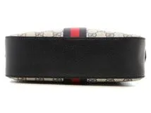 GUCCI　グッチ　オフィディア　クロスボディバッグ　ネイビー/アイボリー　コーティングキャンバス/レザー　681064　2148103656361【432】
