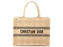 DIOR　ディオール トートバック　ブックトート ミディアムバッグ カナージュ ラフィア ナチュラル　M1296ZSQD_M925【472】AH