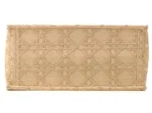 DIOR　ディオール トートバック　ブックトート ミディアムバッグ カナージュ ラフィア ナチュラル　M1296ZSQD_M925【472】AH