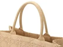 DIOR　ディオール トートバック　ブックトート ミディアムバッグ カナージュ ラフィア ナチュラル　M1296ZSQD_M925【472】AH