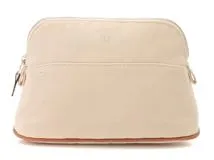 HERMES エルメス ボリードポーチPM ベージュ/SV 2148103656798 【432】