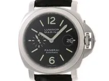 PANERAI パネライ 時計 ルミノール マリーナ PAM00104 ブラック文字盤 SS/クロコダイルレザー 自動巻き  メンズ（2148103656866）M【200】 の購入なら「質」の大黒屋（公式）