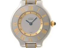 Cartier カルティエ　マスト21　クォーツ　 ステンレス 　シルバー 　レディース 　W10073R6 　【471】L