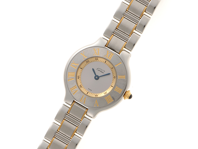 Cartier カルティエ マスト21 クォーツ ステンレス シルバー