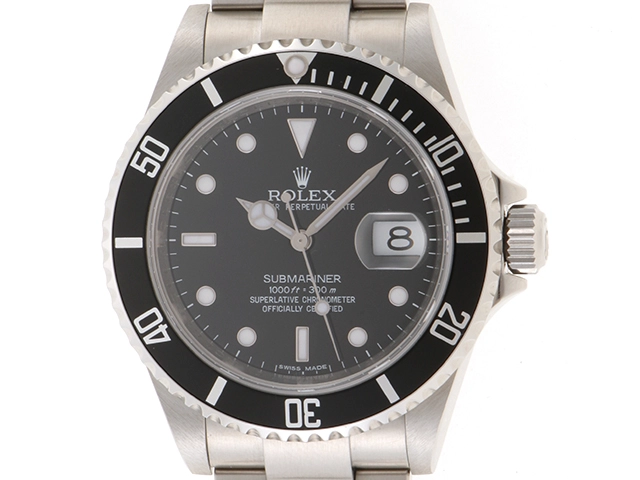 V番2010年7月　ROLEX　ロレックス　サブマリーナ　16610　SS　ブラック　自動巻き　メンズ　2148103656965【432】