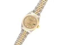 ROLEX　ロレックス　デイトジャスト　79173G　レディース　YG/SS　10Pダイヤシャンパン文字盤　【431】2148103656989