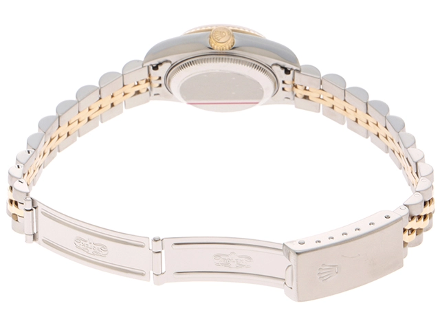 ROLEX ロレックス デイトジャスト 79173G レディース YG/SS 10Pダイヤシャンパン文字盤 【431】2148103656989