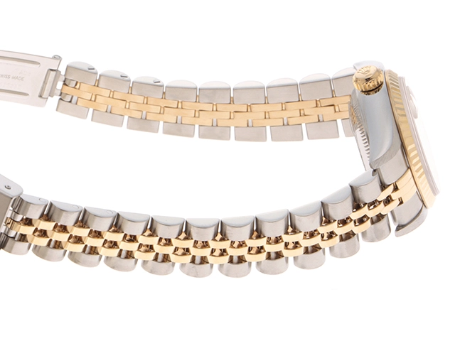 ROLEX ロレックス デイトジャスト 79173G レディース YG/SS 10Pダイヤシャンパン文字盤 【431】2148103656989