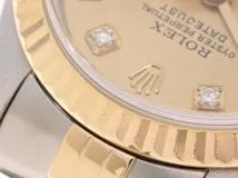 ROLEX　ロレックス　デイトジャスト　79173G　レディース　YG/SS　10Pダイヤシャンパン文字盤　【431】2148103656989