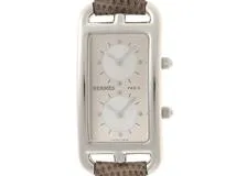 HERMES　エルメス　CC3-210　ケープコッド　ドゥゾーン　社外革　クォーツ　レディース　腕時計（2148103657016）【200】C