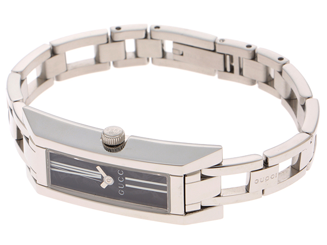 グッチ　GUCCI 110 レディース　クォーツ　腕時計 GUCCI グッチ 腕時計 110 YA110502 ブラック文字盤 ステンレス