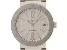 日付未記入並行 BVLGARI ブルガリ 腕時計 ブルガリブルガリ BB38SS ホワイト文字盤 ステンレス 自動巻【472】SJ