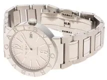日付未記入並行 BVLGARI ブルガリ 腕時計 ブルガリブルガリ BB38SS ホワイト文字盤 ステンレス 自動巻【472】SJ