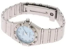 OMEGA　オメガ　コンステレーション　1562.85　ステンレス　SS　ブルー シェル 12PD　レディース　クォーツ【432】2148103657443