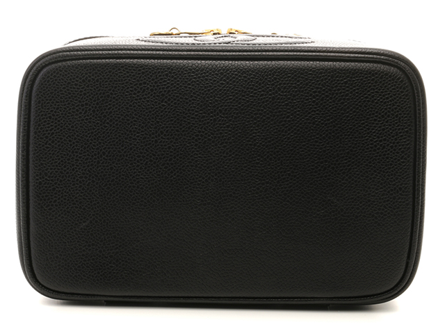 CHANEL シャネル ココマーク 横型バニティバッグ ブラック CHANEL シャネル ココマーク 横型バニティバッグ ブラック