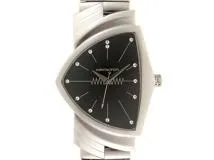 HAMI VENTURA H244112 純正黒革 HAMILTON ハミルトン ベンチュラ H244112 SS レザー 革ベルト