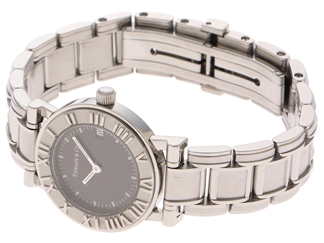 TIFFANY&CO　ティファニー　アトラス　9N0278324　ステンレス　女性用クオーツ時計【473】