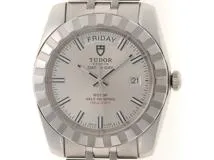 TUDOR　チューダー　クラシック　デイデイト　23010　ステンレススチール　シルバー文字盤　メンズ　腕時計（2148103657962）【200】C