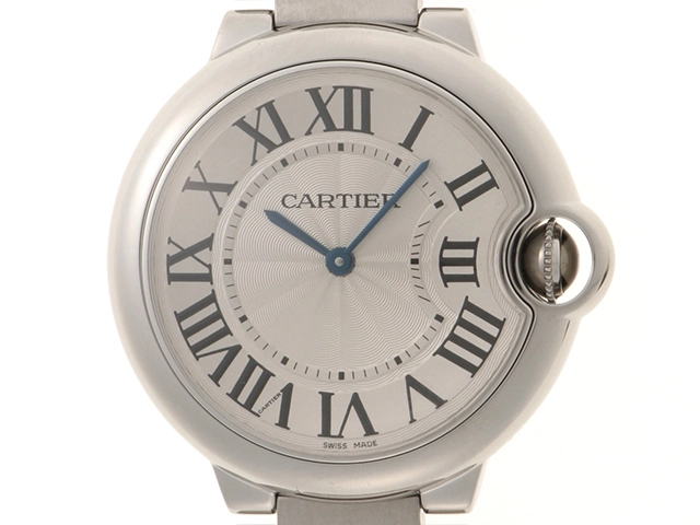 Cartier カルティエ W69011Z4 バロンブルｰ36 ステンレススチール ...