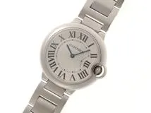 Cartier　カルティエ　W69011Z4　バロンブルｰ36　ステンレススチール　クォーツ　男女兼用　腕時計（2148103657993）【200】C