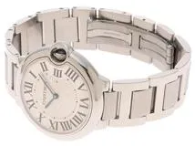 Cartier　カルティエ　W69011Z4　バロンブルｰ36　ステンレススチール　クォーツ　男女兼用　腕時計（2148103657993）【200】C