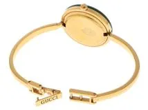 GUCCI　グッチ　チェンジベゼル　11/12.2　クオーツ　レディース　GP　ホワイト【434】