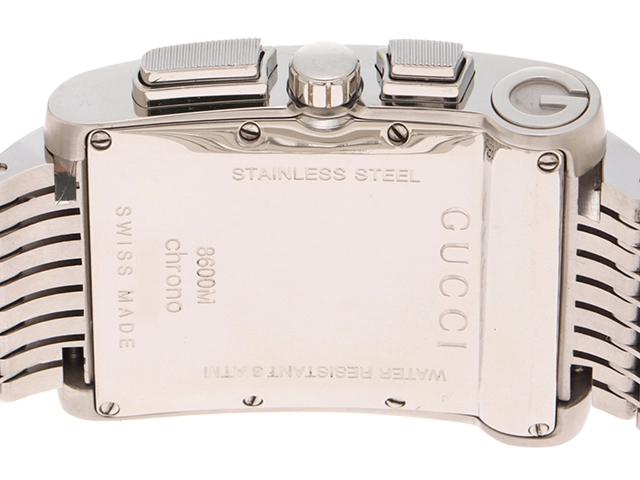 GUCCI グッチ 腕時計 クォーツ Gメトロ クロノグラフ メンズ 8600M 2148103658075【437】