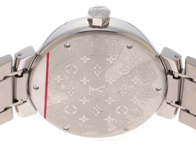 LOUIS VUITTON ルイヴィトン Q11121 タンブール ステンレススチール クォーツ メンズ 腕時計 C